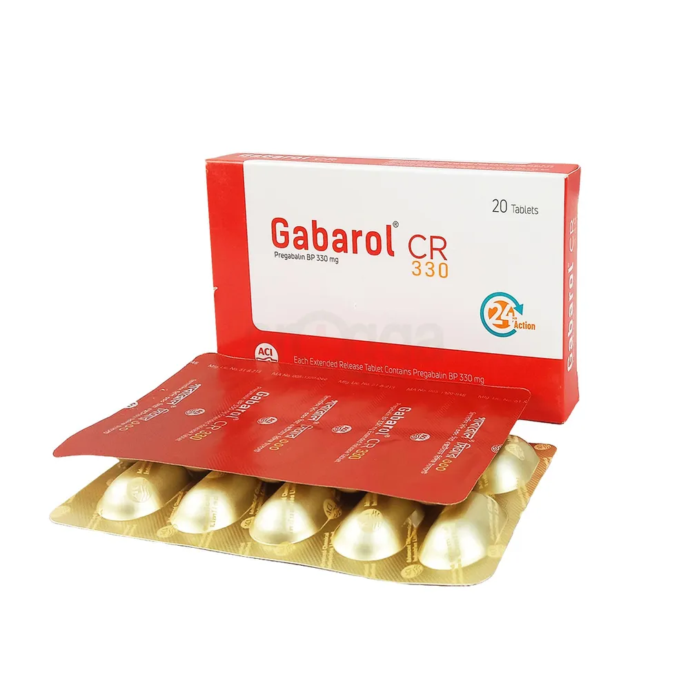 Tablet  Gabarol CR 330 mg (20 Pcs)